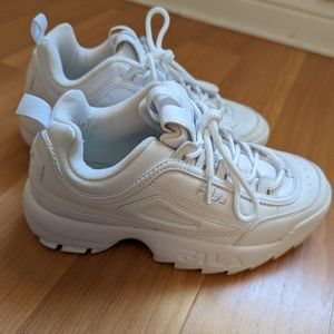 Fila Disruptor II Size 5 - White